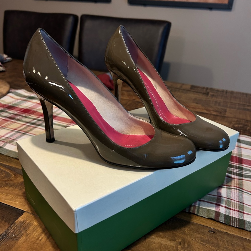 Kate Spade Brown Patent Leather Heels